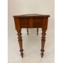 Antique mahogany table with two windows
