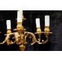 Rococo-style bronze table lamp "Candlestick"