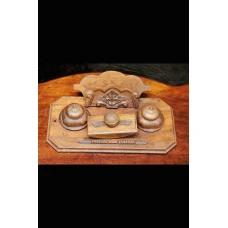 Antique oak ink shop