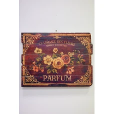 New wooden signboard