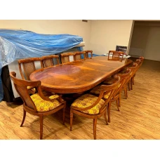 Table and 12 chairs (set)
