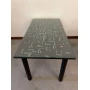 The set is a table with five chairs.