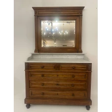 Chest of drawers with a mirror