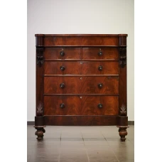 Antique Biedermeier-style chest of drawers