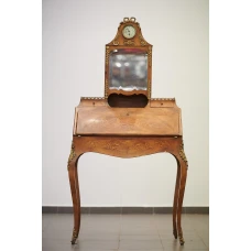 Antique rosewood and mahogany secretary