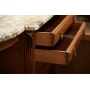 Antique Art Nouveau walnut buffet
