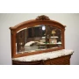 Antique Art Nouveau walnut buffet