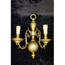 Vintage wall light of brass 