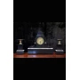 Antique mantel clock with candlesticks