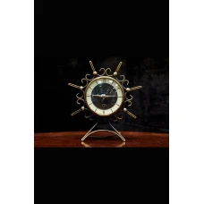 Art Deco table clock, metal