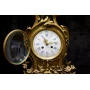 Table clock of Rococo style, bronze 