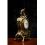 Table clock of Rococo style, bronze 