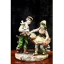 Ceramic figure "Girl With Boy" 