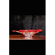 Beautiful Italian Venetian Murano glass dish bowl 